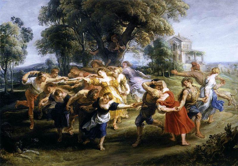 Peter Paul Rubens Dance of Italian Villagers France oil painting art